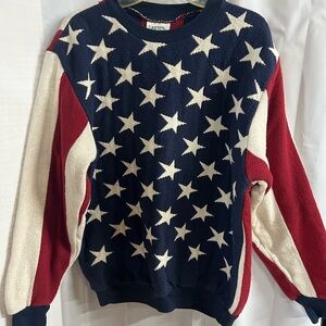 Vintage USA Patriotic Star Sweater